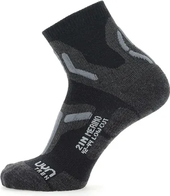 Produktbild von UYN Trekking 2in Merino Low Cut Trekkingsocken Herren black/grey 42-44