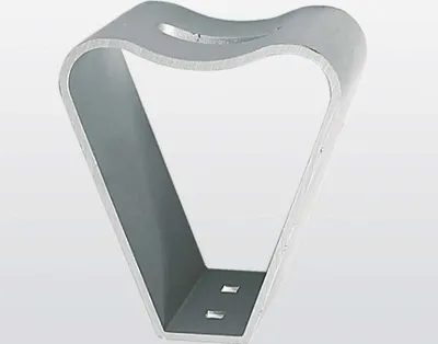 Produktbild von Günzburger Steigtechnik Aluminium-Wandhalter für Rundmasten - 077019