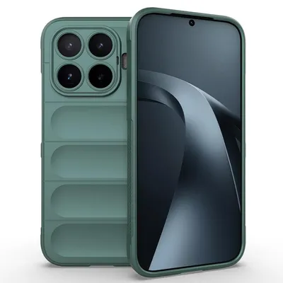 Productafbeelding van MobyDefend Hoesje - Geschikt voor Xiaomi 17T  -  TPU Gripcase - Groen