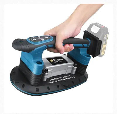 Produktbild von Fliesenverlegegerät - Fliesenvibrator mit Saugplatte - 500 kg Tragkraft - 9 Geschwindigkeiten - Handgerät - Akkubetrieben 18V - Ohne Akku