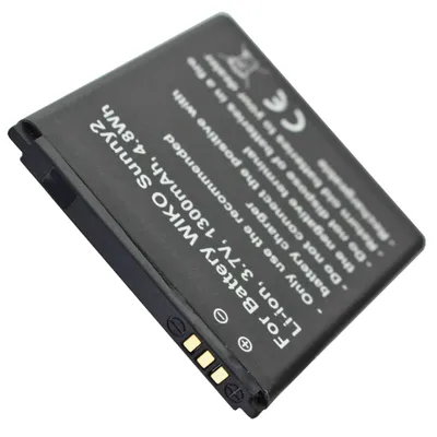 Productafbeelding van Batterij geschikt voor WIKO Sunny 2, Wiko 2510, 3,7 V, 1300mAh, lithium-ion batterij