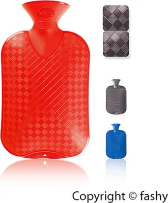 Image de Fashy bouillotte modèle lisse gris 2L