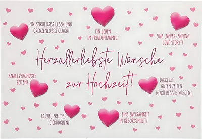 Produktbild von Cartolini Klappkarte mit Sprüchen zur Hochzeit 004