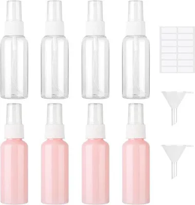 Produktbild von Famanu Sprayflaschen Set 8 Stück 50 ml - Leakproof und tragbar