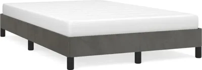 Produktbild von Ankonbej Bettgestell Dunkelgrau 120x190 cm Samt