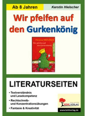 Obrázek produktu pro Wir pfeifen auf den Gurkenkönig / Literaturseiten