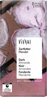 Produktbild von Schokoladentafel - Zartbitter Mandel 100g 3er Pack