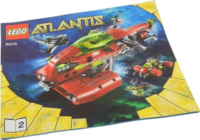 Produktbild von 1x Lego Bauanleitung Heft 2 Atlantis Neptune U-boot 8075