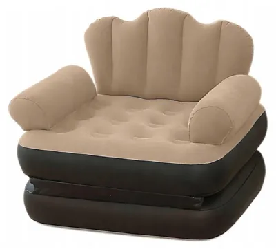 Produktbild von Verk 27536 Aufblasbarer Klappsessel 2-in-1, braun