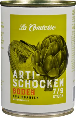Obrázok produktu pre Artičokové základy, 7 až 9 základov na plechovku, 400 g