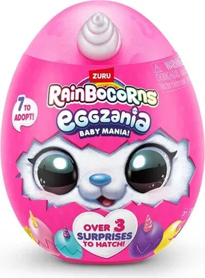 Produktbild von Zuru Rainbocorns Serie 1 3+ Surprises Baby Mania Eggzania Spielzeug
