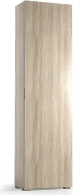 Produktbild von Moderner Hochschrank, H 182 cm, mit 1 Tür in Ulmen Holzoptik