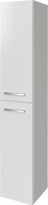 Produktbild von FACKELMANN Hochschrank B.STYLE / Badschrank mit gedämpften Scharnieren / Maße (B x H x T): ca. 30 x 162 x 31,6 cm / hochwertiger Schrank fürs Bad / Türanschlag Links / Korpus & Front: Weiß