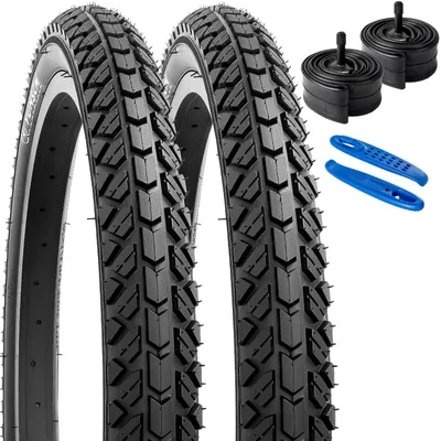 Obrázok produktu pre 2 kusy 20-palcových bicyklových pneumatík s vnútornými dušami