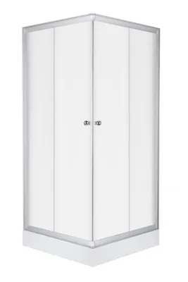 Produktbild von Kerra Pico 90 Winkelduschkabine mit Duschwanne