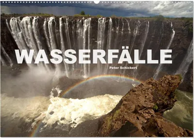 Produktbild von Wasserfälle (Wandkalender 2025 DIN A2 quer), CALVENDO Monatskalender
