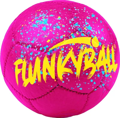 Produktbild von Flunkyball Ball 15cm pink gelb Outdoor Spielball Freizeit Spiel Zubehör Festival