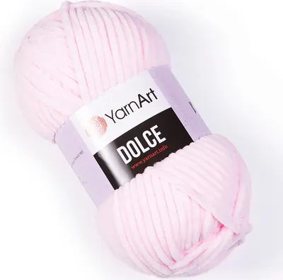 Produktbild von YarnArt Dolce Garn 750/Rosa, 100g, Weich & Kuschelig, Perfekt für Baby-Projekte, 120m