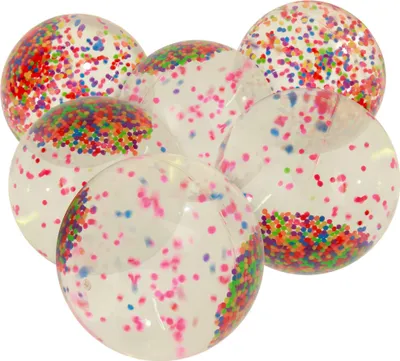 Produktbild von EduPlay Flummi-Ball "Zauberkugel mit Konfetti", 6er Set
