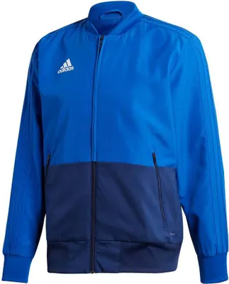 Produktbild von Adidas Con18 Pre Jkt Y Boblue/Dkblue/White Cf3709 - 128