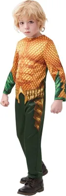 Obrázok produktu pre Aquaman - Kostým - detský BN4861 (140) (zlatý/zelený)