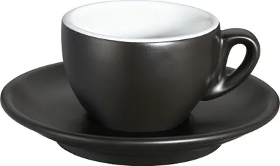 Immagine prodotto di Tazza per espresso ROMA, nera, opaca