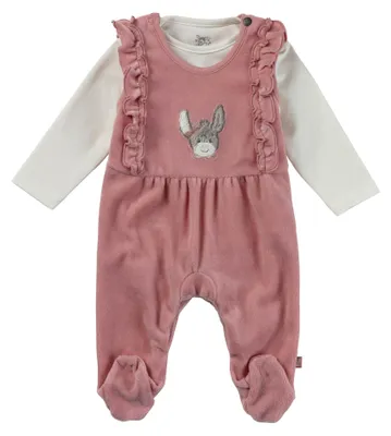 Image de Ensemble de grenouillères Sterntaler en velours chenille Emmi Girl