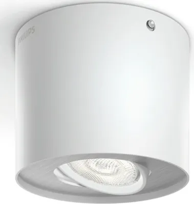 Obrázek produktu pro Philips Stmívatelné LED Stropní/nástěnné bodové svítidlo Phase, Bodová světla, Žárovky bez možnosti výměny, 1 žárovek, LED, 4,5 W, 2700 K