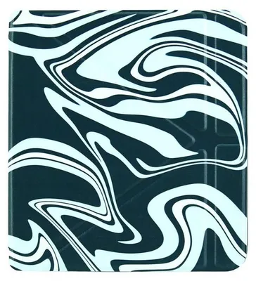 Produktbild von Dutch Shield - Origami Case Hülle für das Tolino Vision Color Ebook - Klapphülle Ereader Schutzhülle Cover Grün, Blau
