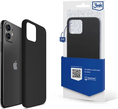 Produktbild von 3mk Schutzhülle Silicone Case Cover für Apple iPhone 11 schwarz backcover