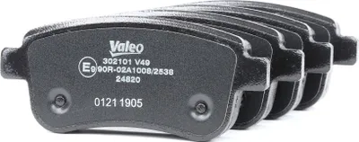 Produktbild von VALEO Bremsbeläge Satz Hinten für RENAULT MEGANE III Grandtour (KZ0/1) 302101
