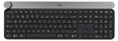 Image de Logitech Craft Advanced with Creative Input Dial - Clavier - rétroéclairé - Bluetooth, 2.4 GHz - allemand
