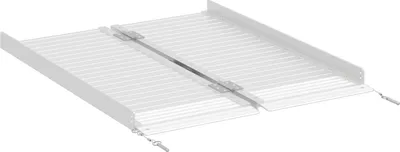 Image de Rampe pour fauteuil roulant 270 kg Argenté 270 kg Aluminium