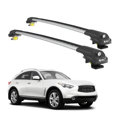 Obrázok produktu pre TURTLE STREŠNÝ NOSIČ AIR-1 INFINITI QX70 S51 2013 - 2024 , Silver