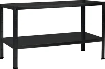 Obrázok produktu pre Kovový regál Schulte R4110-02-16 430x1000x350 mm, 2 police, nosnosť 130 kg, čierny