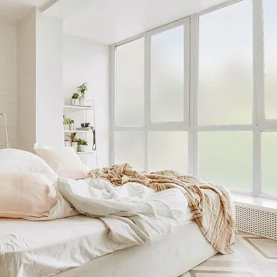 Produktbild von Fensterfolie für Privatsphäre - 60 x 200 cm, nicht-klebend und statisch, einfach zu installieren