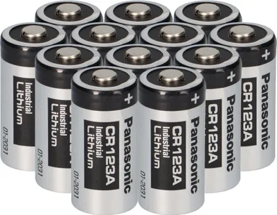 Immagine prodotto di 12x Panasonic 3V CR123A DL123A Batterien CR17345 Ultra Lithium Foto Bulk