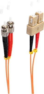 Zdjęcie produktu dla shiverpeaks BS77915 Kabel światłowodowy 5 m SC ST OM2 pomarańczowy (BS77915)