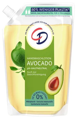 Zdjęcie produktu dla CD Wash Lotion Avocado Refill 500ml