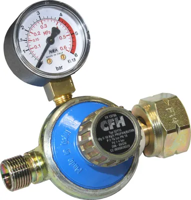 Image de Rducteur pour bouteilles de propane-butane, rgulateur de pression 1-4 Bar Cfh 52115