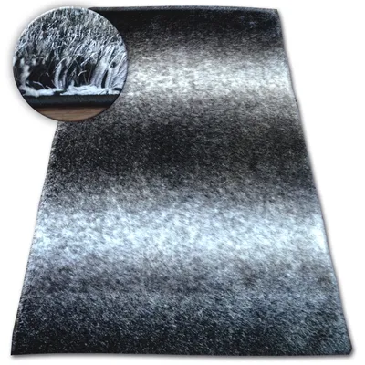 Image de Tapis Shaggy SPACE 3D B315 noir/gris noir 120x170 cm