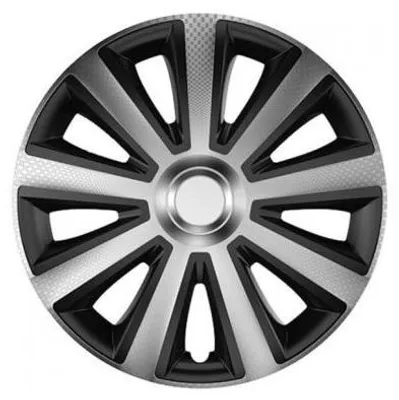 Produktbild von Radkappen Versaco Carbon Aviator Silber / Schwarz - 13"