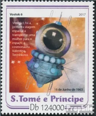 Produktbild von Briefmarken Sao Tome e Principe 2017 Mi 7212 (kompl. Ausgabe) postfrisch Walentina Tereschkowa