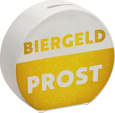 Produktbild von Biergeld Prost Spardose mit Biermotiv