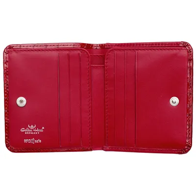 Produktbild von Golden Head Leder Geldbörse Cayenne RFID Protect Billfold Coin Wallet With Front Snap Closure Cherry rot