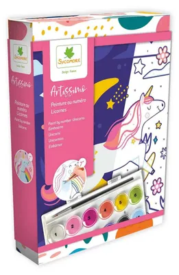 Obrázek produktu pro Sycomore Artissimo Malování podle čísel - jednorožci