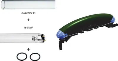 Image de Pro Clear UVC Set TMC 30 Watt UVC Pro Clear TMC Set UVC Lampe + Glas