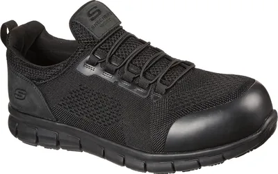 Produktbild von Skechers Herren Sicherheitsschuh SYNERGY-OMAT Arbeitsschuh 200013EC schwarz, Schuhgröße:40 EU