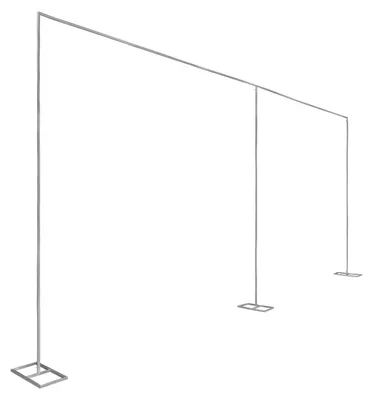Produktbild von Hintergrundständer für Hochzeiten - Blumenständer aus Metall - 102 cm - Für Hochzeiten, Partys und Zeremonien