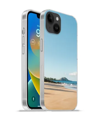 Produktbild von MuchoWow® Handyhülle Schutzhülle Hülle für Apple iPhone 14 Plus - Soft case Strand - Sommer - Palmen Silikon Softcase Handy Hülle - Abbildung